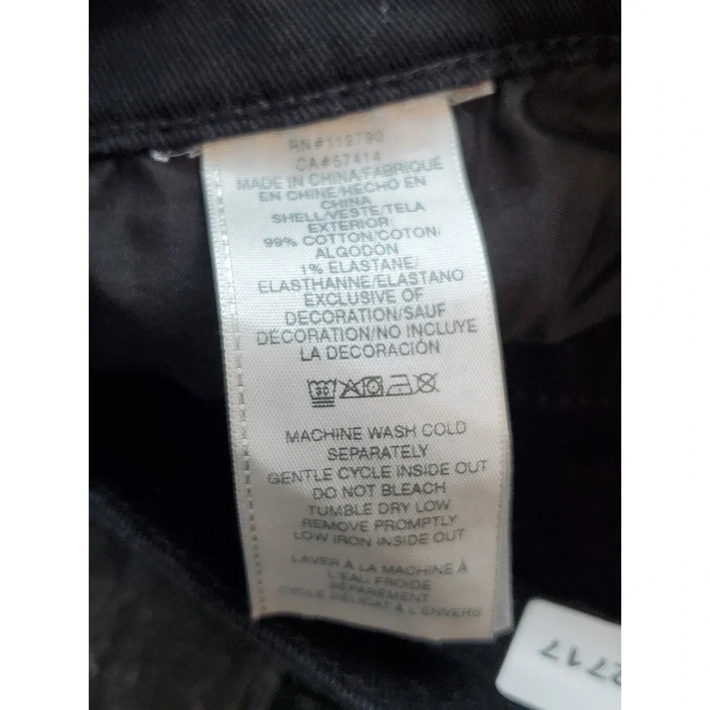 True Religion Men Jeans 34 Black Denim GENO Relaxed‎ Slim 31